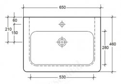 Essential Ivy 65cm Basin