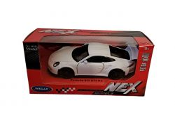 Welly Porsche 911 GT3 RS White Diecast Scale Model Car Scale 1:38