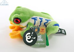 Soft Toy Red Eyed Tree Frog by Living Nature (33cm) AN717