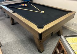 Spirit 7ft American Pool Table - Wood Bed Table