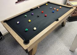 Spirit 7ft American Pool Table - Wood Bed Table