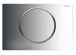 Geberit Sigma 10 Chrome Gloss/Chrome Matt/Chrome Gloss Single Flush Plate