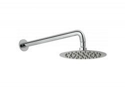 Vado Aquablade 200mm Single Function Round Shower Head and Arm