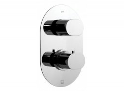 Vado Life Concealed 2 Outlet 2 Handle Shower Valve