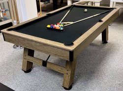 Spirit 7ft American Pool Table - Wood Bed Table