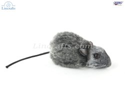 Soft Toy Grey Mouse by Hansa (9cm) 4827