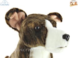 Soft Toy Whippet Puppy Dog by Faithful Friends (30cm) FWT03