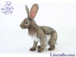 Soft Toy Jack Rabbit, Hare by Hansa (30cm) 5304