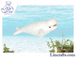 Soft Toy Beluga Whale by Hansa (25cm) 6631