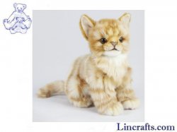 Soft Toy Ginger Tabby Cat by Hansa (19cm.H) 7176