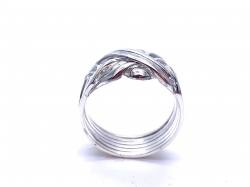 Silver 6 Band Puzzle Ring