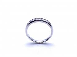 Silver CZ Eternity Ring