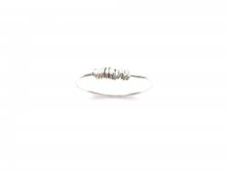 Silver Wrapped Wire Ring