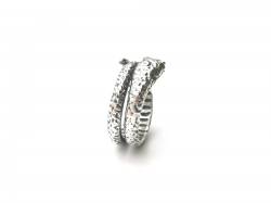 Silver Heavy Wrap Around Snake Ring