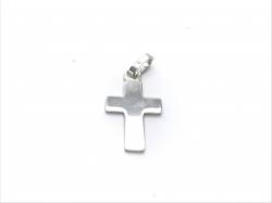 Silver Flat Small Cross Pendant