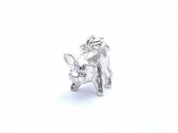 Silver Solid Pig Pendant/Charm
