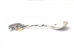 Silver Amber Spoon