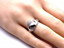 Silver Plain Claddagh Ring