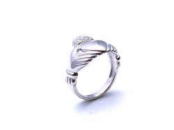 Silver Plain Claddagh Ring