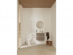 Roca The Gap Round Back-to-Wall Rimless Close Coupled WC