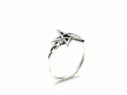 Silver Celtic Star Ring