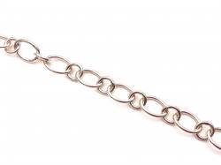 Silver Open Link Charm Bracelet 8 Inch