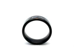 Tungsten Carbide Celtic Ring Black IP Plating 6mm