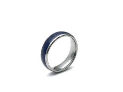 Tungsten Carbide Ring Lapis Lazuli IP Plating 6mm