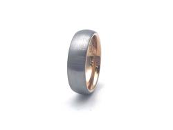 Tungsten Carbide Ring With Brushed Effect 6mm