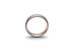 Tungsten Carbide Ring With Brushed Effect 6mm