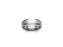 Tungsten Carbide Brushed Effect Ring 7mm