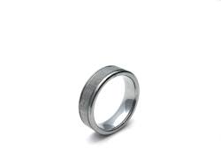 Tungsten Carbide Brushed Effect Ring 7mm