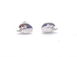 Silver Hedgehog Stud Earrings