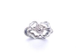 925 CZ Flower Ring