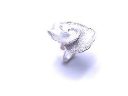 925 Plain Fossil Ring