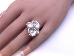 925 Flowers Ring