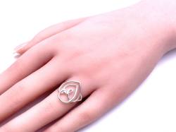 925 Love Heart Ring