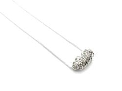 Silver Cashmere Pendant and Chain