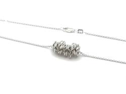 Silver Cashmere Pendant and Chain