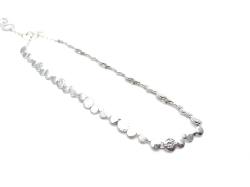 Silver Stepping Stones Necklet 16 or 18 inch