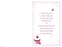 Birthday Card Deluxe Large - Someone Special Afternoon Tea - Regal