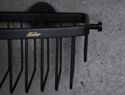Miller Classic Black D-Shaped Basket