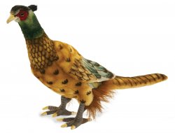 Soft Toy Bird, Pheasant by Hansa (31cm) 3846