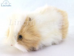 Soft Toy Gold & White Guinea Pig by Hansa (20cm) 7319