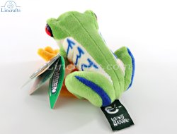 Soft Toy Red Eyed Tree Frog by Living Nature (33cm) AN717