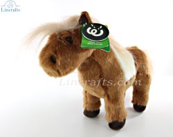 Soft Toy Shetland Pony by Living Nature (28cm) AN649