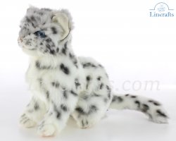 Soft Toy Wildcat, Snow Leopard Cub by Hansa (19cm) 6518