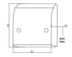 Knightsbridge 45A Cooker Connection Unit - (SN8340)