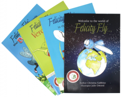 Felicity Fly in the Garden - Childrens Book - Free Narrated CD Included