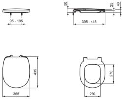 Ideal Standard Concept Soft Close Toilet Seat